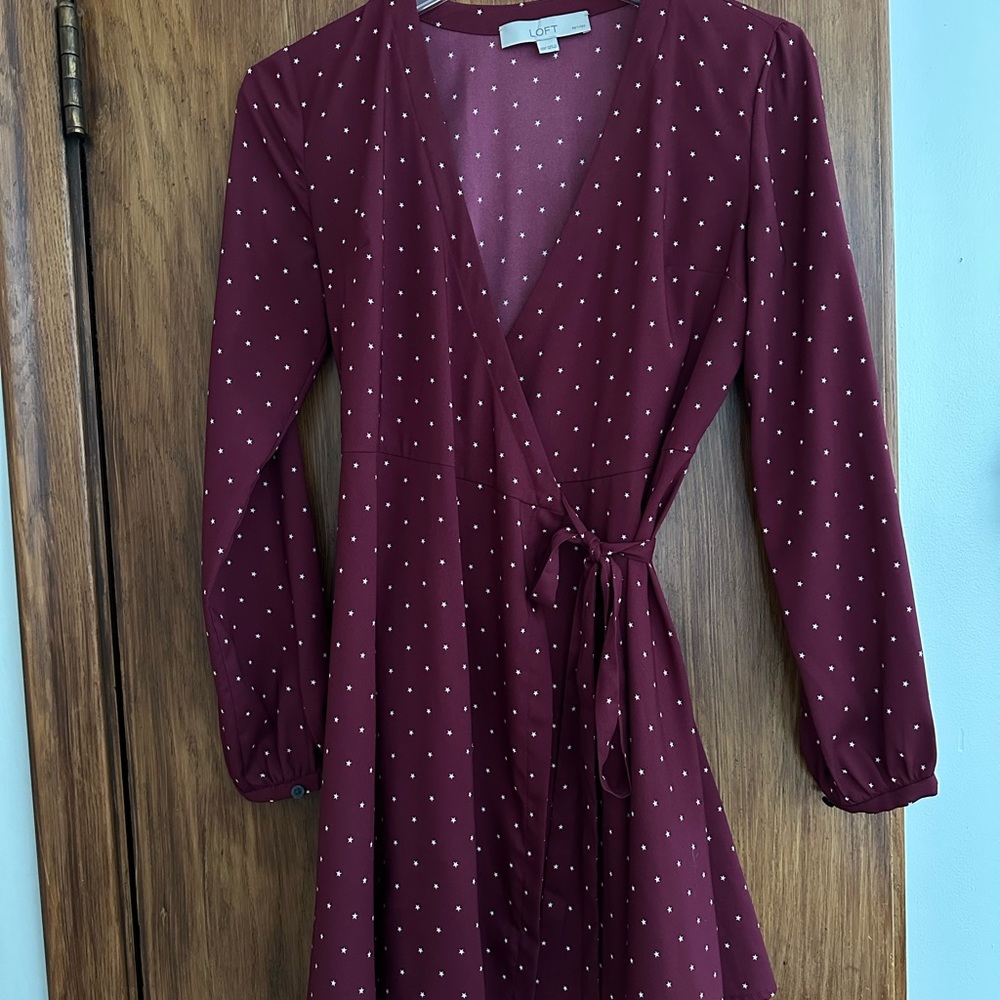 Polkadot wrap dress 👗